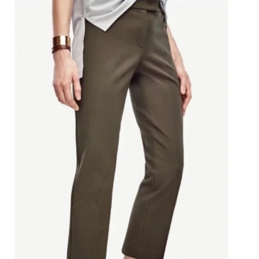 3/$10 Ann Taylor Dark Green Kate Fit Pants